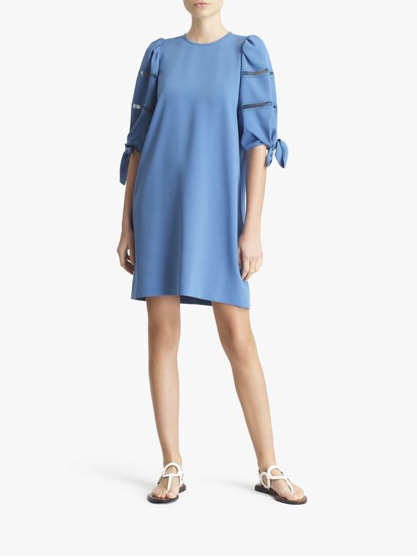 Chloé Vestidos Mujer Ropa Azules 100% Polyester CRIN29485